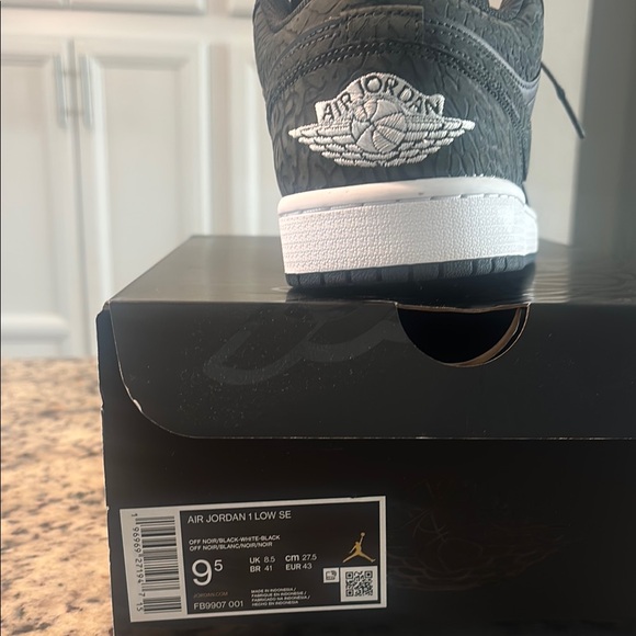 Nike Air Jordan Low Black Sneakers - Picture 2 of 2